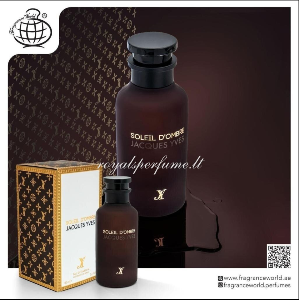 Soleil D'ombre Edp 100ml by Fragrance World Perfumes