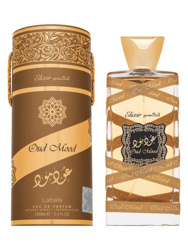OUD MOOD ELIXIR Eau de Perfume 3.4 FL OZ/ 100 ML by Lattafa Perfumes