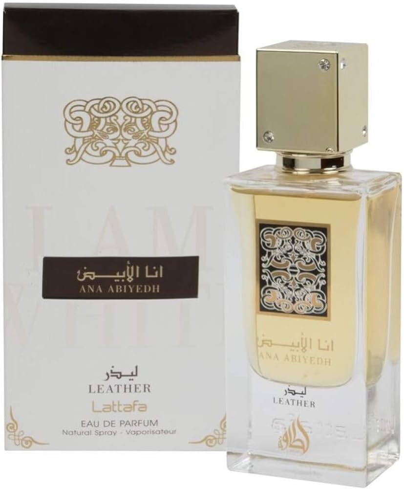 Ana Abiyedh Leather (I Am White) Perfume  EDP 60 ML  by Lattafa Perfumes