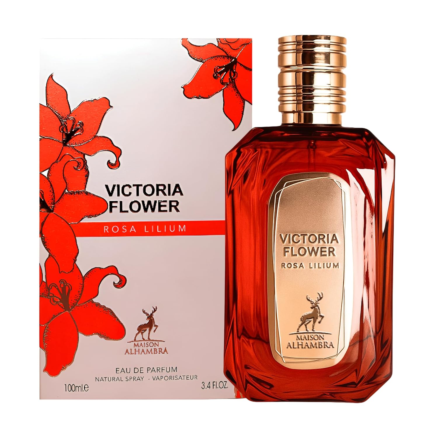 Victoria Flower Rosa Lilium EDP 100ml by Maison Alhambra