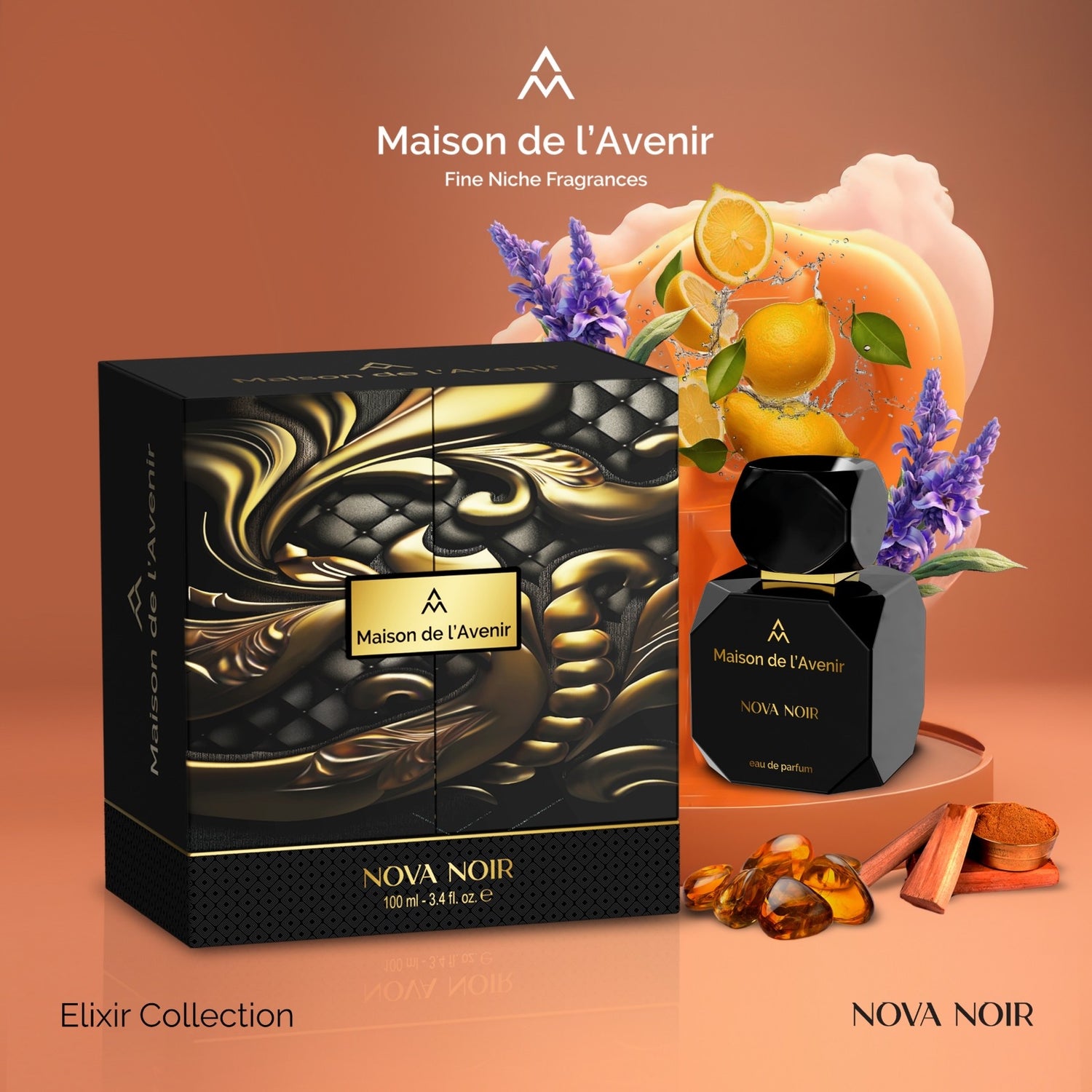Nova Noir Eau de Parfum Unisex 100ml