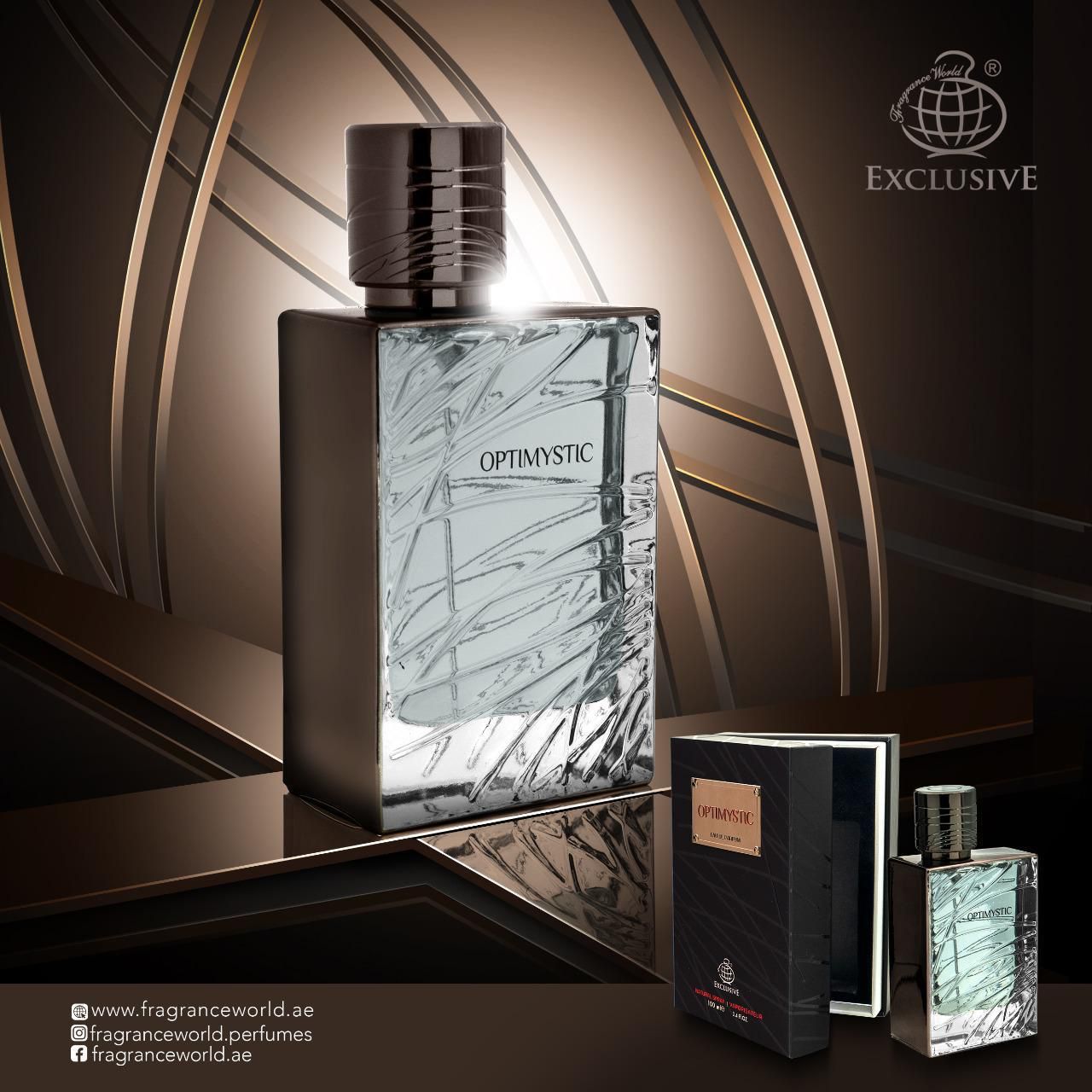 Optimystic Black EdP Perfume for Men 100ml By Fragrance World