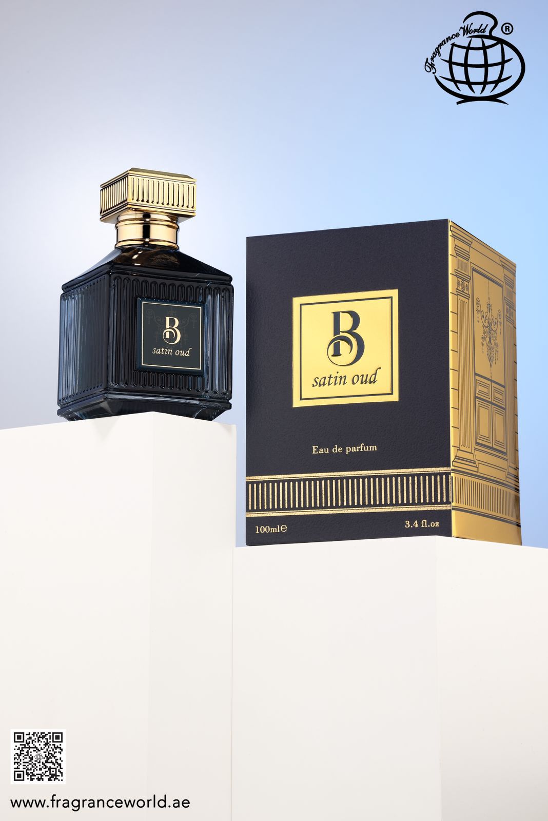 B Satin Oud Edp 100ml by Fragrance World