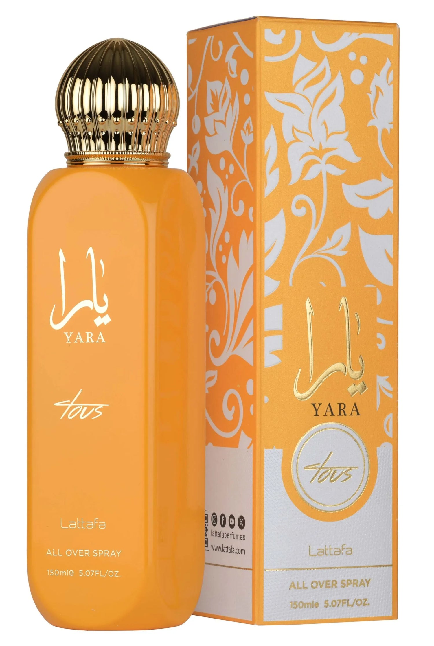 All Over Spray Yara Tous 150 ml by Lattafa Perfumes