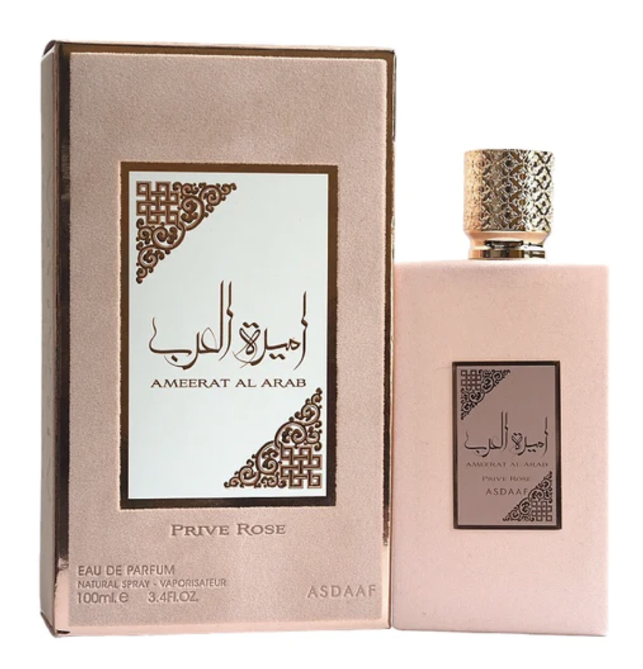 Ameerat Al Arab Prive Rose Perfume 100ml by Asdaaf - Lattafa Perfumes